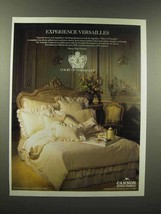 1988 Cannon Versailles Collection Bedding Ad - $18.49
