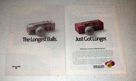 1988 Spalding Top-Flite XLII Golf Ball Ad - The Longest - £14.65 GBP