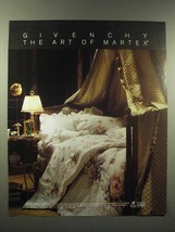 1988 Martex Bedding, Sheets Ad - Givenchy - $18.49
