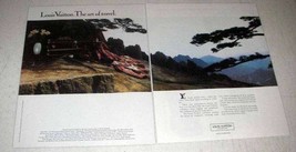 1988 Louis Vuitton Luggage Ad - The Art of Travel - $18.49