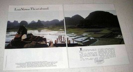 1987 Louis Vuitton Luggage Ad - The Art of Travel - $18.49