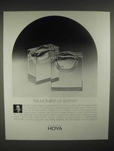 1986 Hoya Serenity Crystal Vase Ad - Fumio Sasa - £14.77 GBP