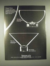 1985 Tiffany &amp; Co. Crystal Ad - The Sphere, The Cone - £14.44 GBP