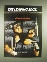 1984 Black & Decker M47 series drill Ad - Leading Edge - $18.49