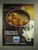 1980 Mirro Creative Cookware Ad - 6 Reasons Why - $18.49