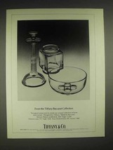1980 Tiffany &amp; Co. Baccarat Crystal Ad - Vase, Bowl + - £14.60 GBP