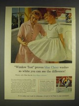 1956 Cheer Detergent Ad - Window Test Proves - £14.77 GBP