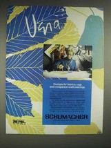 1979 Schumacher Vera Fabrics, Rugs, Wallcoverings Ad - £14.73 GBP