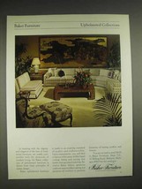 1979 Baker Upholstered Collection Furniture Ad - $18.49