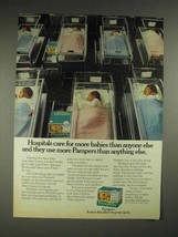 1975 Pampers Diapers Ad - Hospitals Care for More - £14.78 GBP