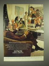 1974 Lenox China and Crystal Ad - Know How To Live - £14.53 GBP