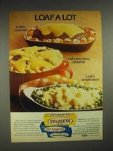 1974 Kraft Velveeta, Old English, American Cheese Ad - £14.78 GBP