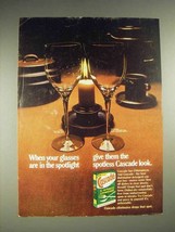 1970 Cascade Dishwasher Detergent Ad - In Spotlight - £14.74 GBP