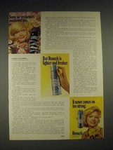 1973 Renuzit Air Freshener Ad - Lighter and Fresher - £14.55 GBP