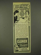1945 Clorox Bleach Ad - Those New Linens - £14.72 GBP