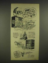 1946 Pyrex Oven Ware Ad - Gift Set, Flameware Set - £14.78 GBP