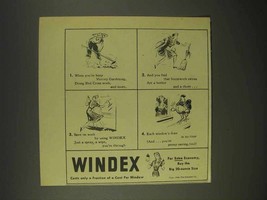 1944 Windex Cleaner Ad - Victory Gardening, Red Cross - $18.49