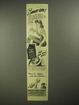 1942 Kleenex Tissues, Delsey Toilet Paper Ad - Girl - £14.77 GBP