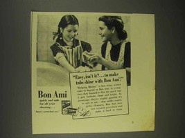 1943 Bon Ami Cleanser Ad - Easy To Make Tubs Shine - £14.27 GBP