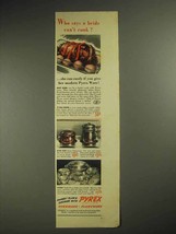 1941 Pyrex Ware Ad - Flameware Sauce Pan - £14.69 GBP