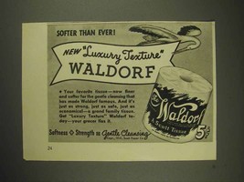 1941 Scott Tissue Waldorf Toilet Paper Ad - Softer - $18.49