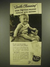 1940 Scott Tissue Waldorf Toilet Paper Ad - Cleansing - $18.49