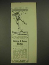 1913 Barney &amp; Berry Ice Skates Ad - £14.55 GBP