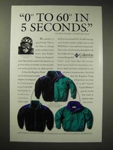 1993 Columbia Sportswear Bugaboo Parka Ad - $18.49