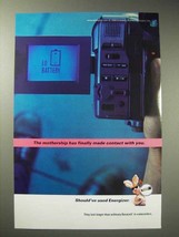 1999 Energizer Battery Ad - The Mothership Contact - $18.49