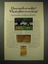 1990 Keebler Wheatables Cracker Ad - Elves Myth - $18.49