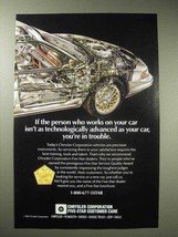 1994 Chrysler Corporation Ad - Technologically Advanced - £14.45 GBP