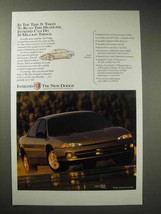 1994 Dodge Intrepid ES Car Ad - Do 10 Million Things - £14.78 GBP
