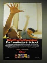 1997 Kellogg&#39;s Cereal Ad - Perform Better In School - £14.53 GBP