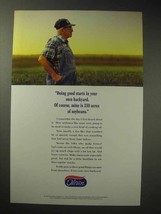 1998 Olean Cooking Oil Ad - Doing Good in Backyard - £14.55 GBP