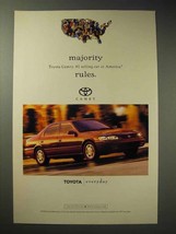 1998 Toyota Camry Car Ad - Majority Rules - £14.62 GBP