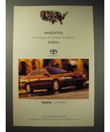 1998 Toyota Camry Car Ad - Majority Rules - £14.76 GBP