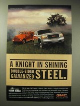 1998 GMC Yukon Denali Ad - Knight in Shining Steel - £14.82 GBP
