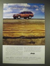 1999 Jeep Grand Cherokee Ad - Handle Everything Road - £14.54 GBP