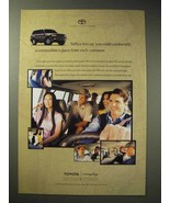 1998 Toyota Land Cruiser Ad - Guest from Each Continent - £14.76 GBP