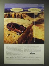 1999 Jeep Grand Cherokee Ad - 70-0MPH in 186 Ft - £14.54 GBP