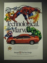 1999 Dodge Intrepid ES Car Ad - Marvel Superheroes - £14.55 GBP