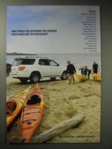 2006 Toyota Sequoia Ad - Do Without the Internet - $18.49