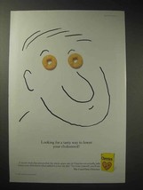 2001 General Mills Cheerios Cereal Ad - Cholesterol - £14.45 GBP