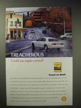2001 Shell Oil Ad - Treacherous, Regain Control? - £14.76 GBP
