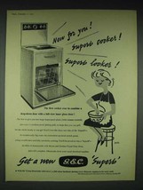 1959 G.E.C. Superb Oven Ad - Superb Looker - £14.57 GBP