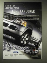 2003 Ford Explorer Ad - A Bit of a Control Freak - £14.54 GBP