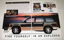 1993 Ford Explorer Ad - Find World You Thought Lost - £14.53 GBP