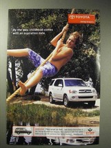 2004 Toyota Sequoia Ad - Childhood Expiration Date - $18.49