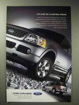 2004 Ford Explorer Ad - Bit of a Control Freak - $18.49