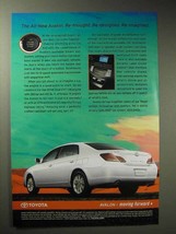2005 Toyota Avalon Car Ad - Re-thought Re-Designed - $18.49